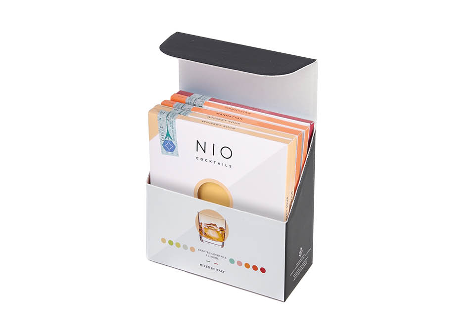 Box Whisky Lover 5 Cocktail Ready to Drink Nio Cocktails 500 ㎖, Cof...