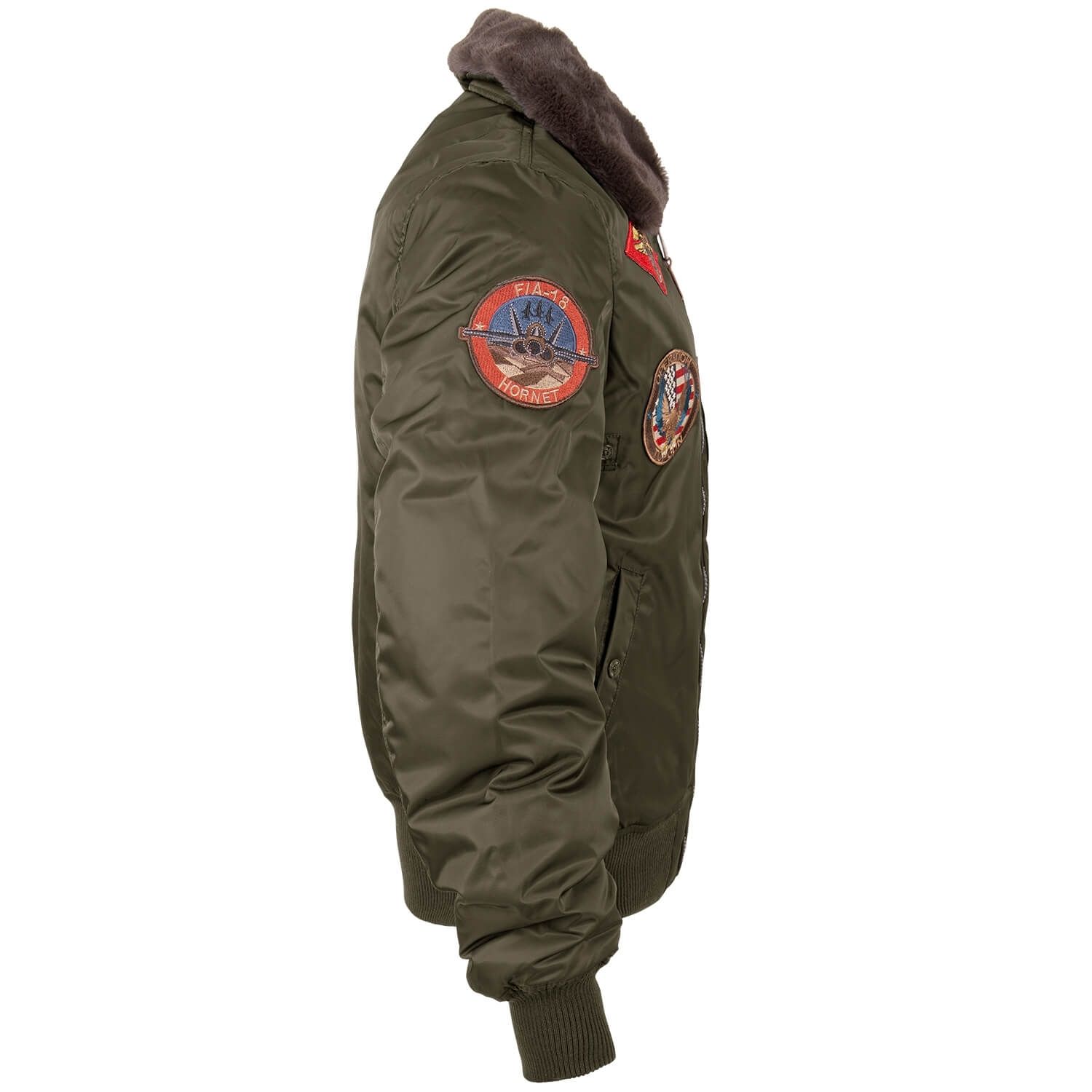 Fliegerjacke B-15 mit Patches