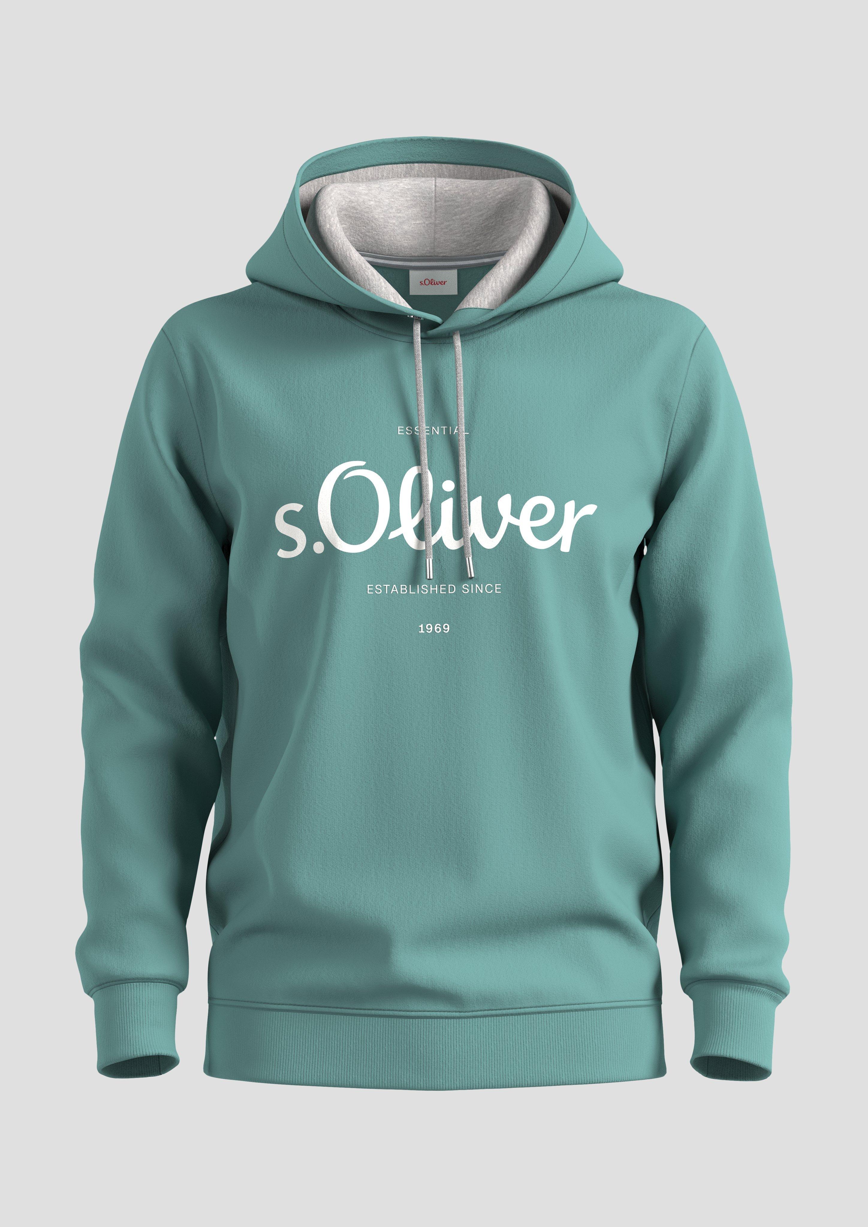 Sweatshirt mit gummiertem Label-Print  2138654-65D1