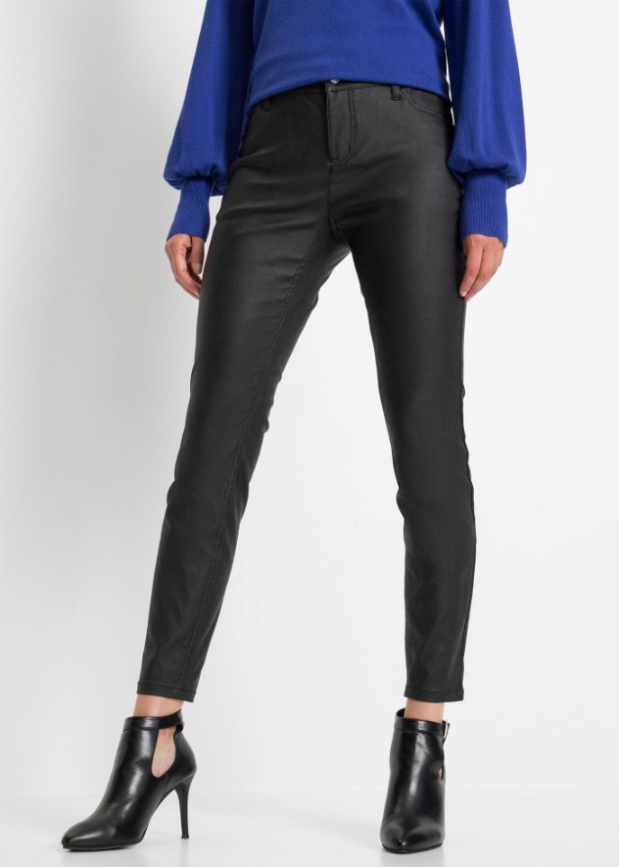 Stretch-Hose mit Beschichtung, Petite