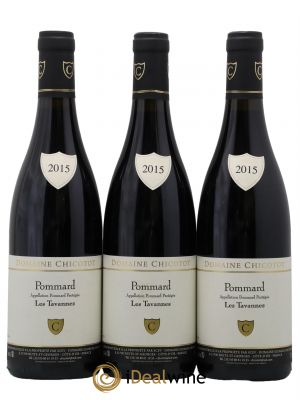 Pommard Les Tavannes Chicotot 2015 - Lot de 3 Bouteilles