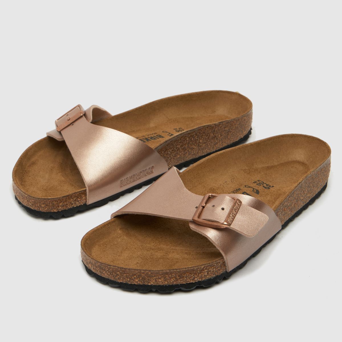 BIRKENSTOCK – Madrid – Bronsfärgade sandaler