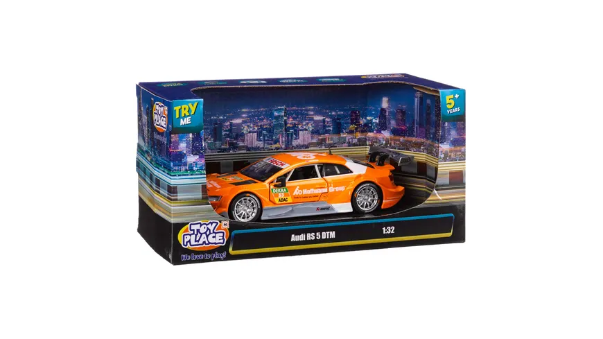 Müller - Toy Place - 1:32 Modellauto mit Rückzugmotor, Licht + Sound, sortiert