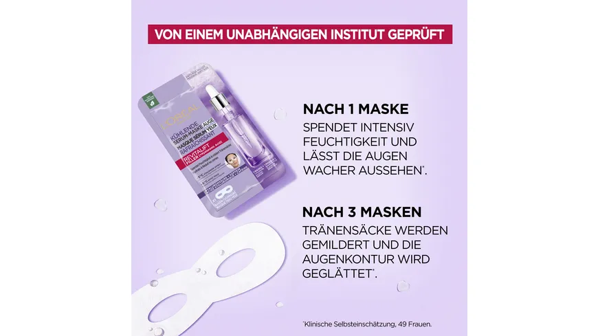 L'Oréal Paris Revitalift Tuchmaske Augen
