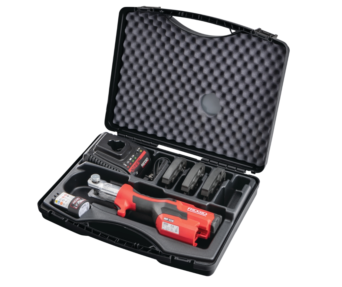 Ridgid 76968 RP115 Akku Perstang 12 V 2,5 Ah + 3 Batterien TH16-20-26