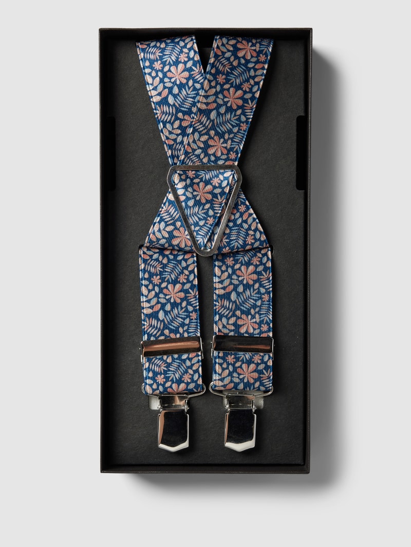 Hosenträger in X-Form in bleu