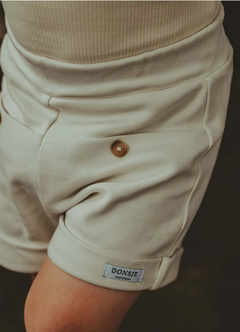 Pantaloni scurți din bumbac organic Donsje Amsterdam Birs