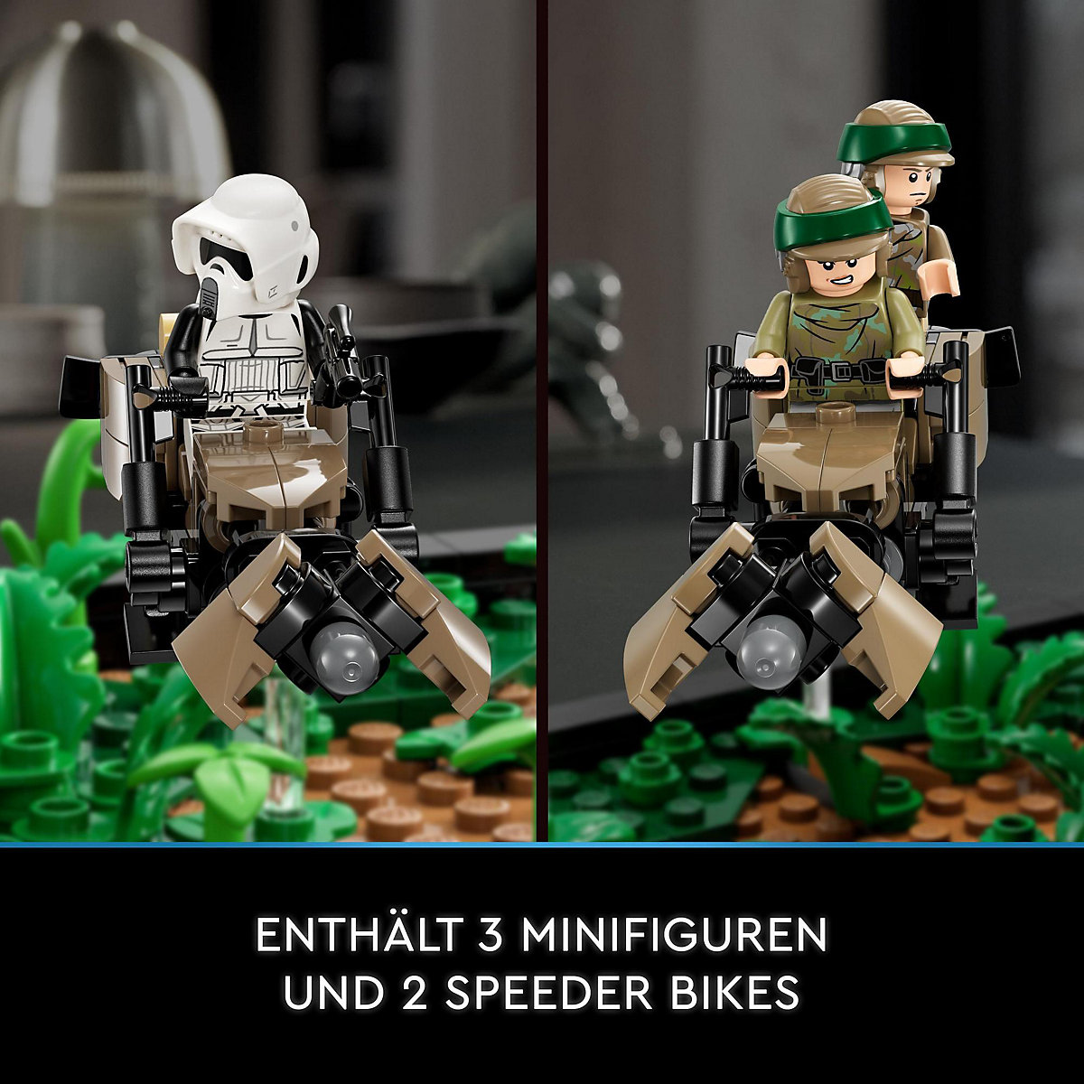 LEGO® Star Wars 75353 Verfolgungsjagd auf Endor – Diorama