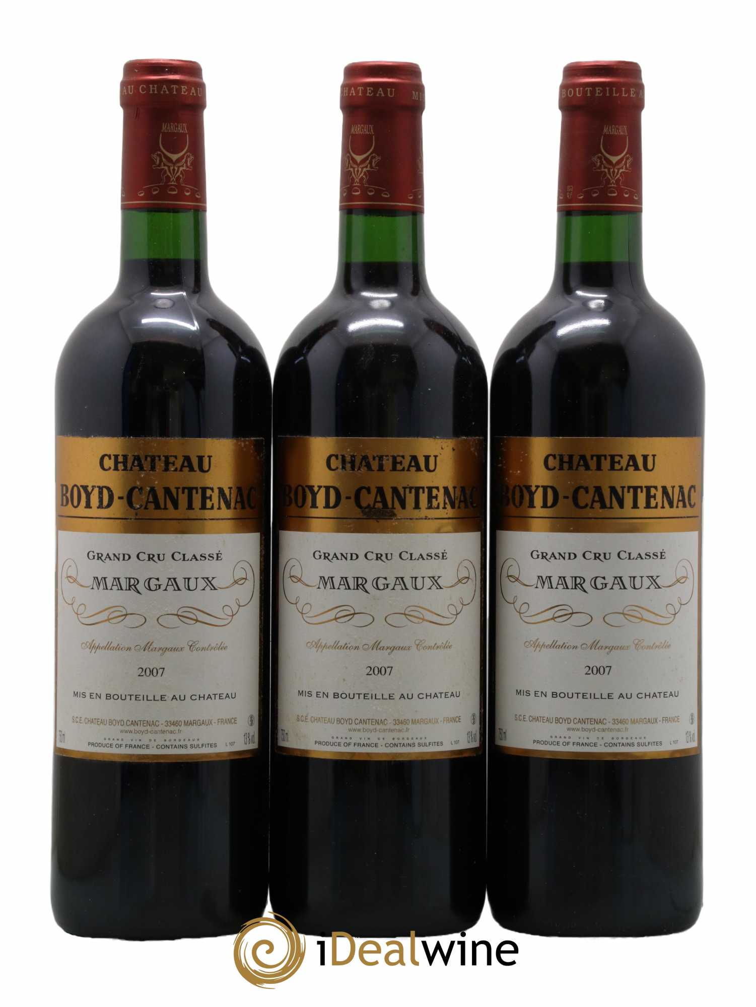 Château Boyd Cantenac 3ème Grand Cru Classé  2007 - Lot de 6 Bouteilles