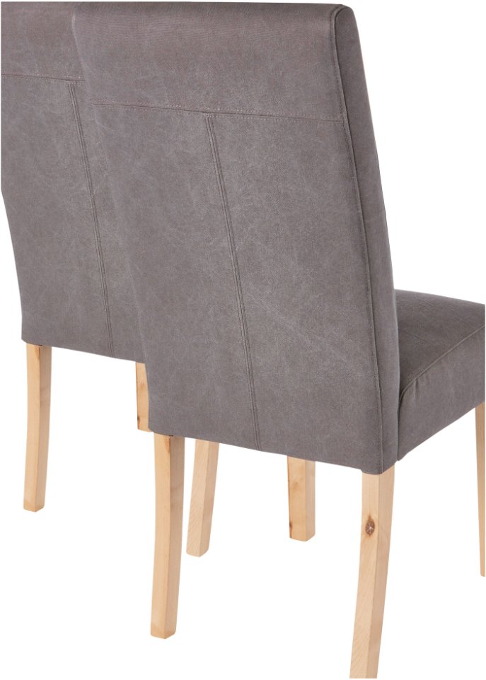 Stuhl mit hoher Lehne, 2er-Set