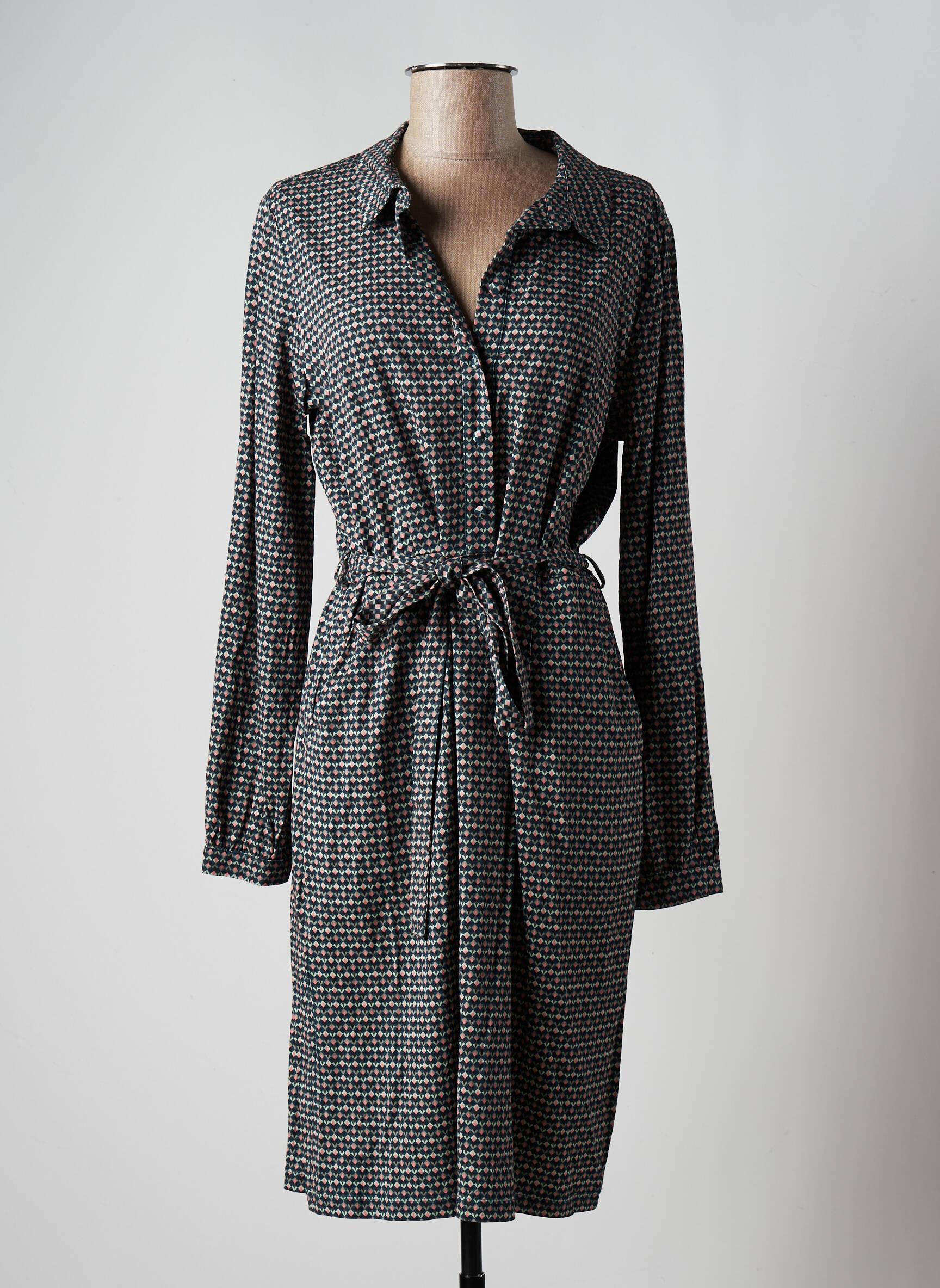 Zilch Robes Mi Longues Femme couleur bleu