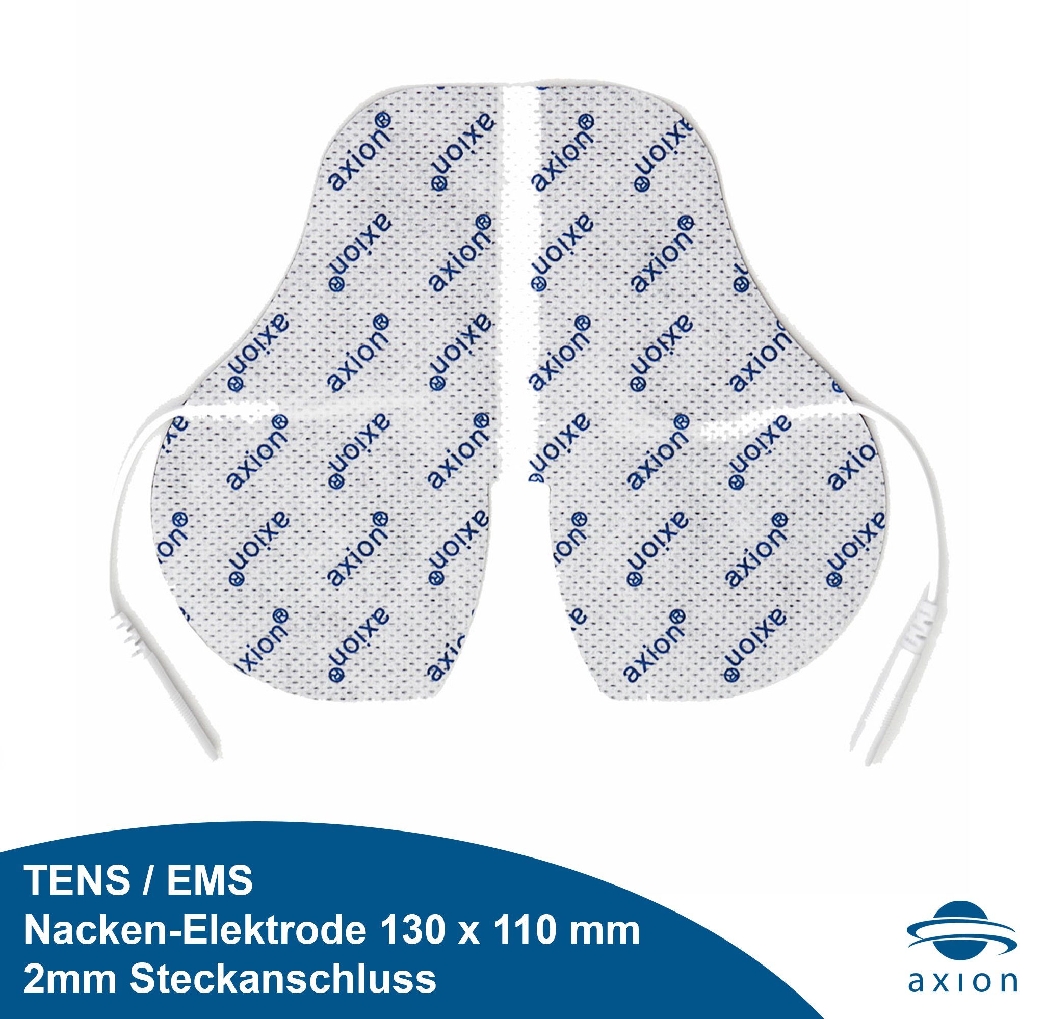 Axion TENS-Gerät STIM-PRO COMFORT mit 4 Elektroden zur Schmerztherapie, mit Reinigungsspray und Nackenelektrode, TENS Gerät gegen Schmerzen