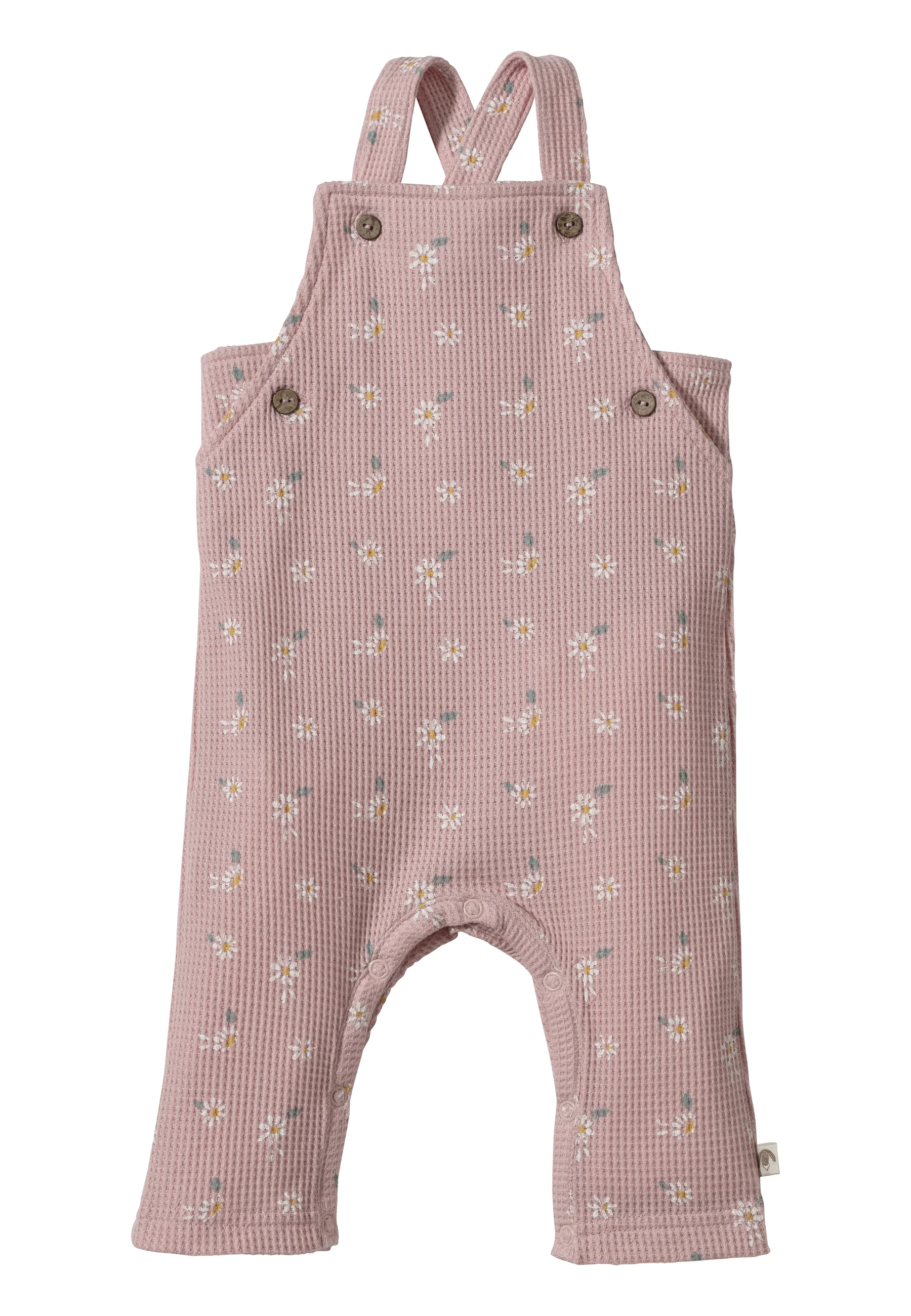 Set Latzhose + Body Hase Happy in zartrosa