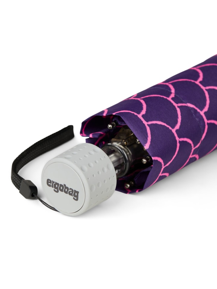 Ergobag Regenschirm PerlentauchBär in Lila günstig kaufen onesize