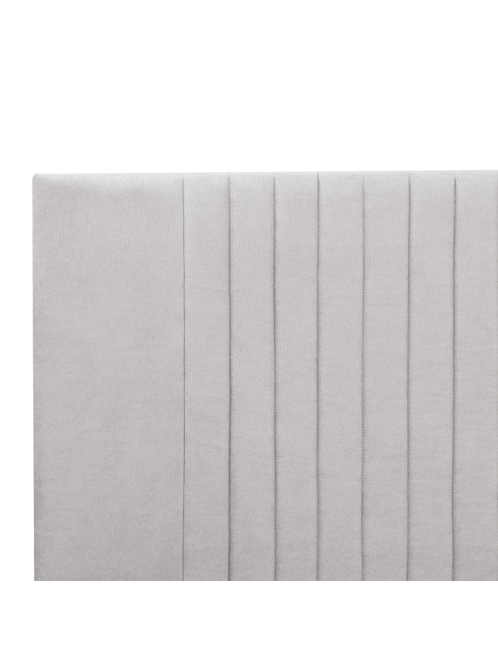 Beliani Doppelbett TALENCE in Grau/Heller Holzfarbton - (W) 175 x (H) 105 x (L) 215 cm günstig kaufen onesize