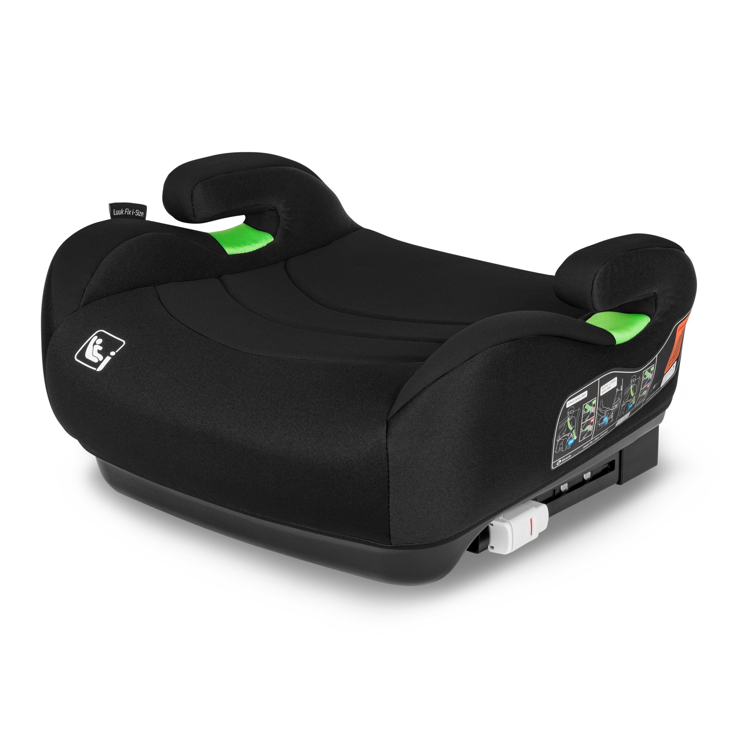 lionelo Kindersitzerhöhung LUUK FIX I-SIZE, ab: ab 2 Jhre, bis: bis zu 4 Jahre oder länger, ab: 22,00 kg, bis: 36,00 kg, (Set), ISOFIX / I-SIZE / Maschinenwaschbar / 22-36 kg / 125-150 cm