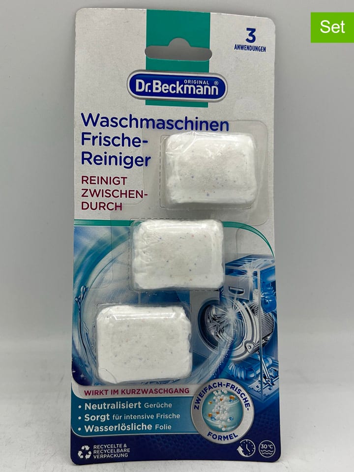 Dr. Beckmann 4er-Set: Waschmaschinenreiniger, je 3x à 20 g günstig kaufen onesize