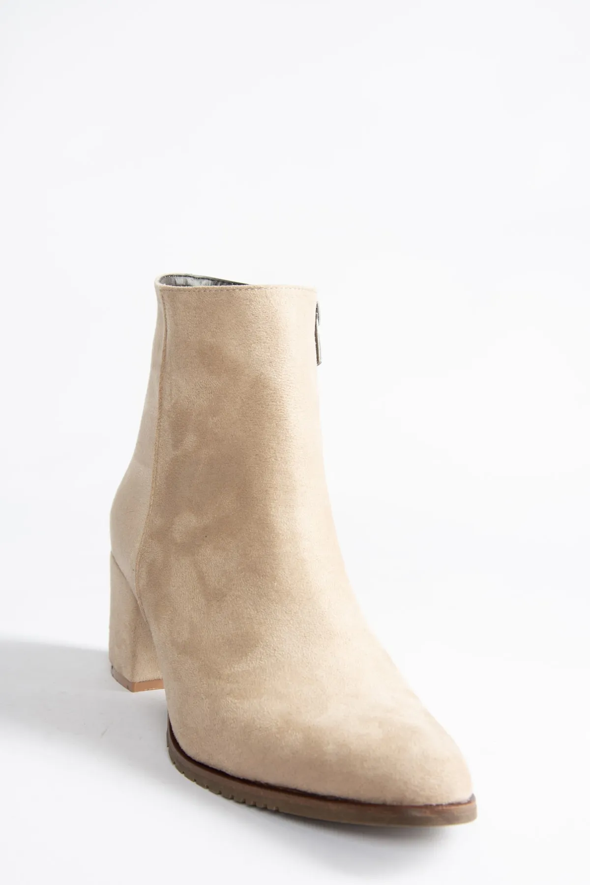 Fox Shoes  Damenstiefel aus beigem Wildleder G654013102