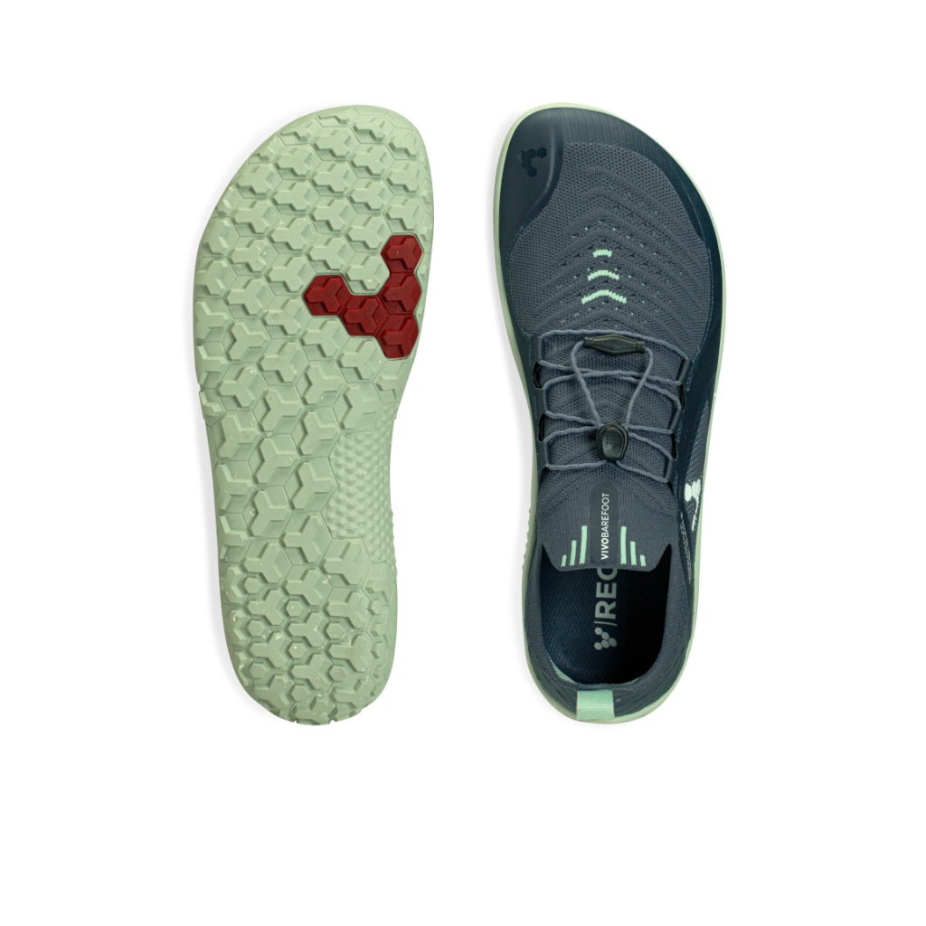 Vivobarefoot Primus Trail Knit FG L Deep Sea Blue Textile Outdoor-Barfußschuhe