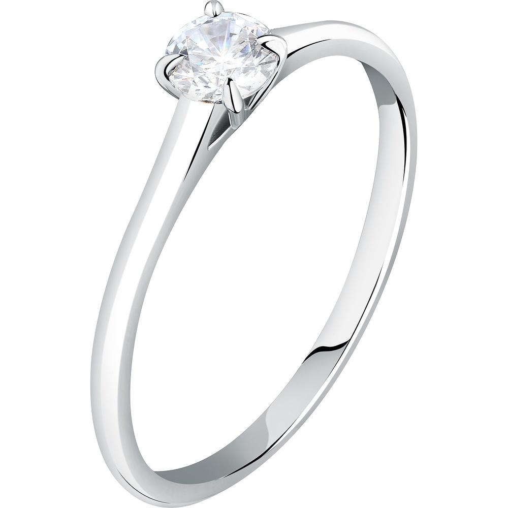 Live Diamond Bague pour femme 375 Or blanc recyclé or blanc Bague