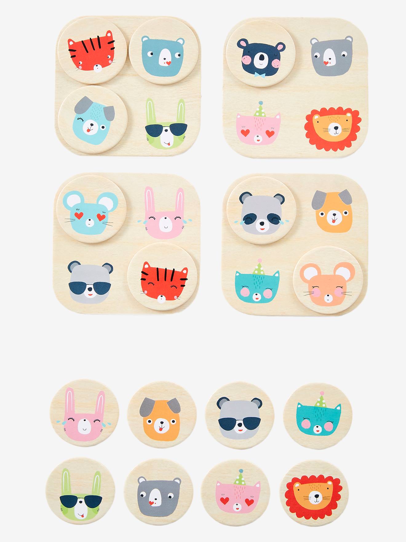 Loto des animaux en bois FSC® multicolore