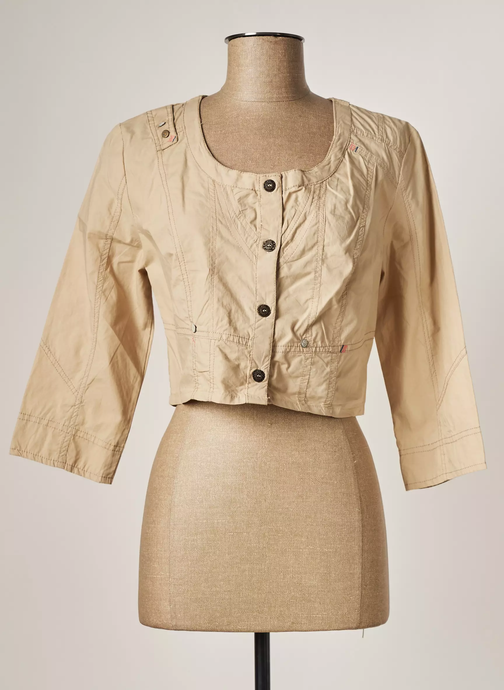 Jac Jac Vestecasual Femme couleur beige