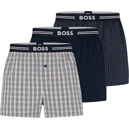 BOSS Web-Boxershorts 3er Pack