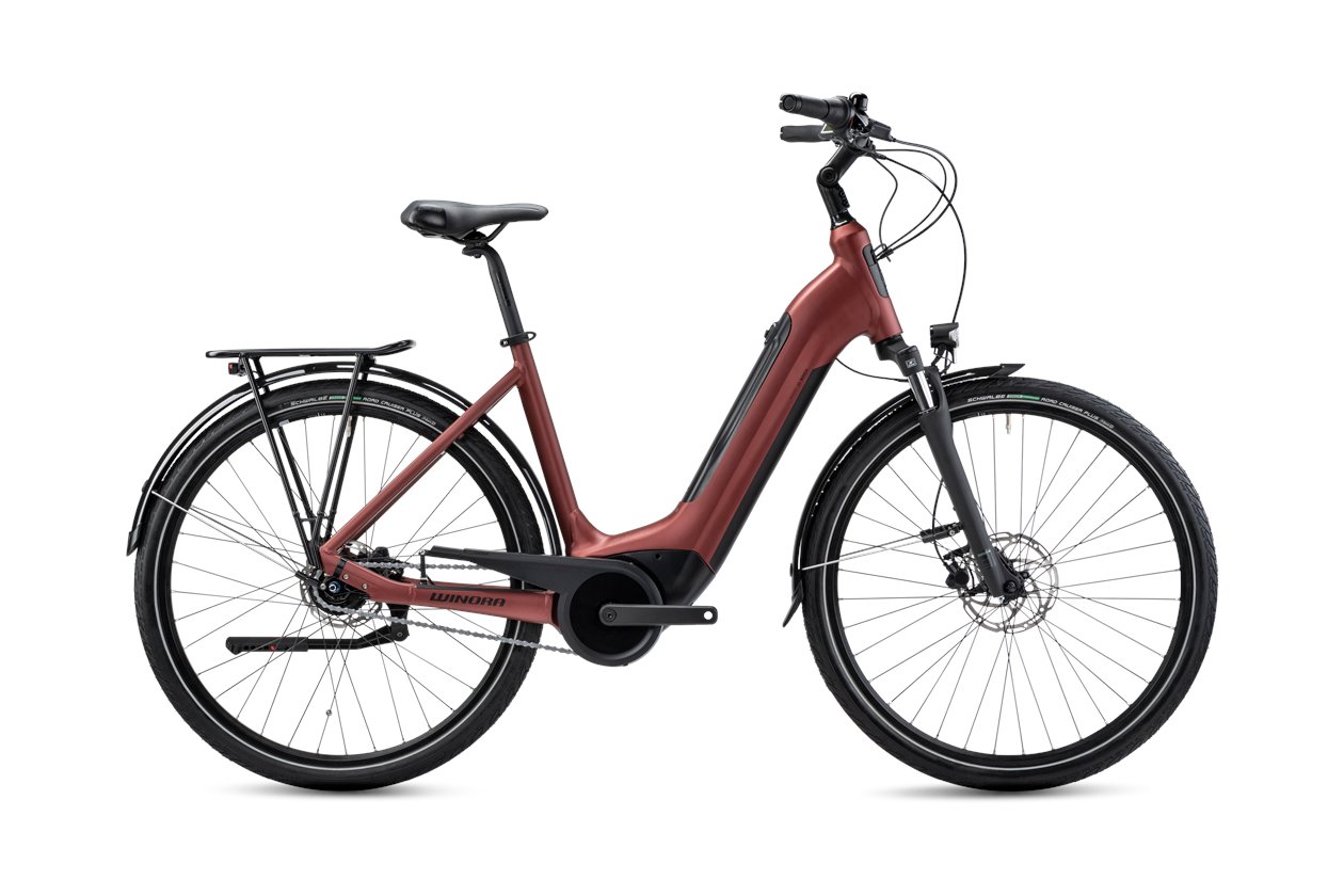 Winora Tria N8f eco - 400 Wh - 2023 - 28 Zoll - Tiefeinsteiger