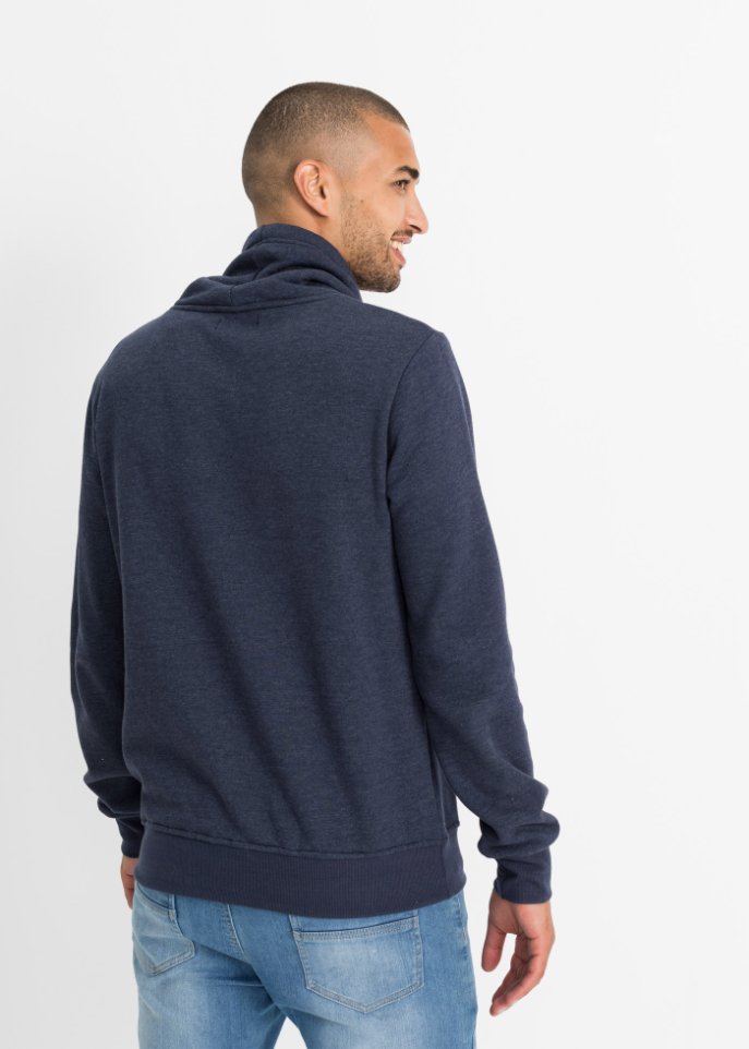 Sweatshirt mit Schlauchkragen