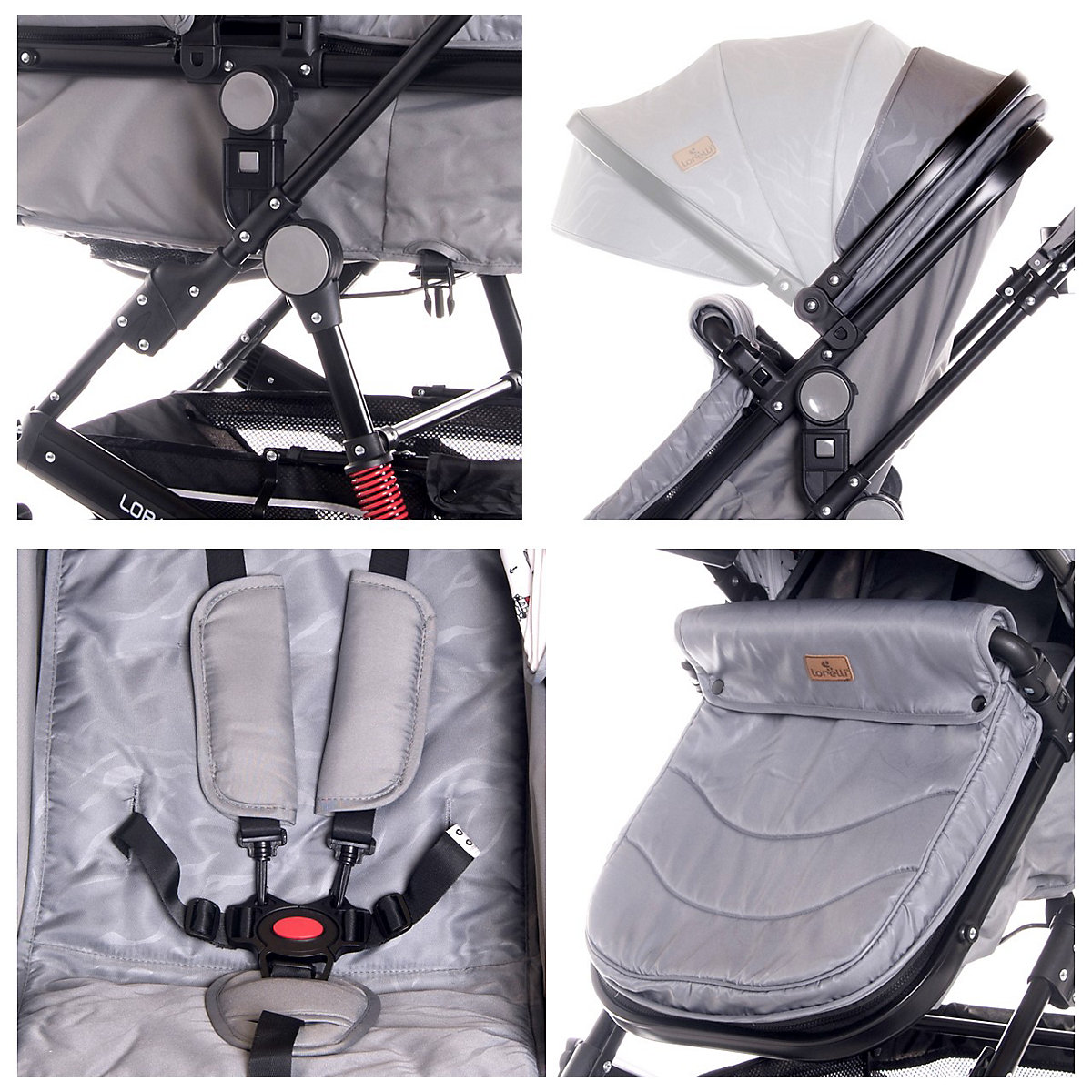 Kombikinderwagen Lora 3 in 1 Kombikinderwagen