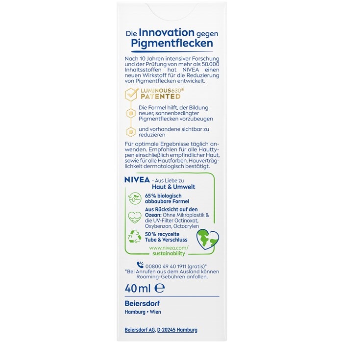 Anti-Pigmentflecken Sonnenschutz LSF50+