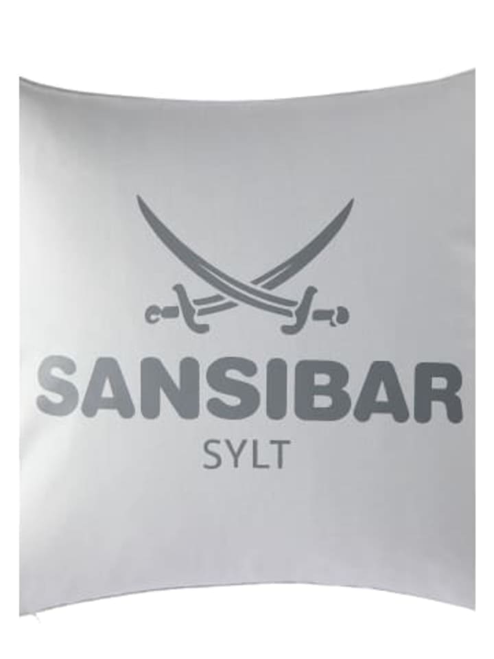 Sansibar Kissenhülle Classic in Platin/Offwhite, 45x45 cm günstig kaufen 45x45 cm
