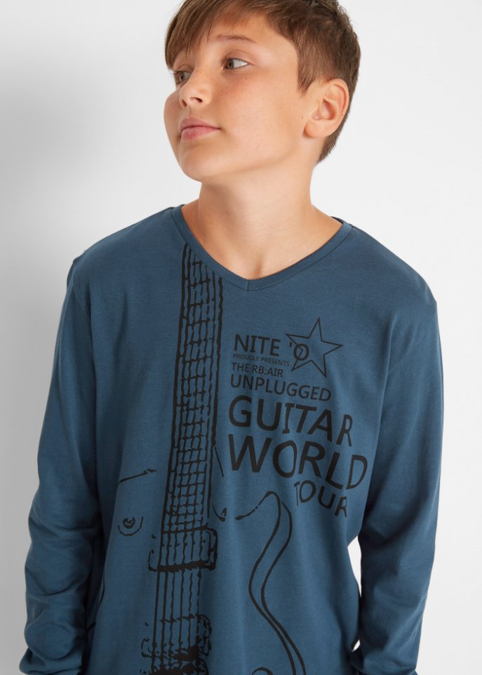 Jungen Langarmshirt aus Bio-Baumwolle