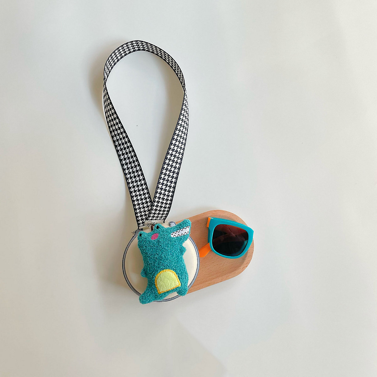 Faltbare Sonnenbrille für Kinder Sonnenschutz Kinder Sonnenschutz Sonnenbrille tragbar hängenden Hals mit Etui Set