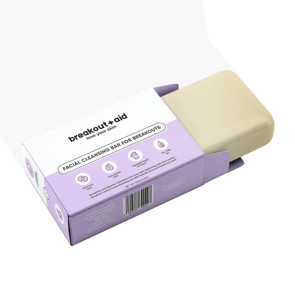 Breakout Aid Cleansing bar Traintemant de l'acnée