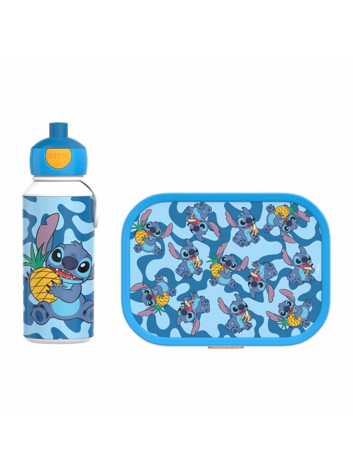 Mepal 2er Set Lunchset Stitch Campus in blau-gelb günstig kaufen onesize