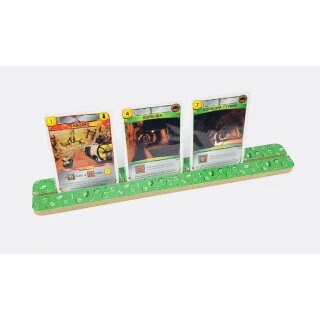 Wooden card holder (green)