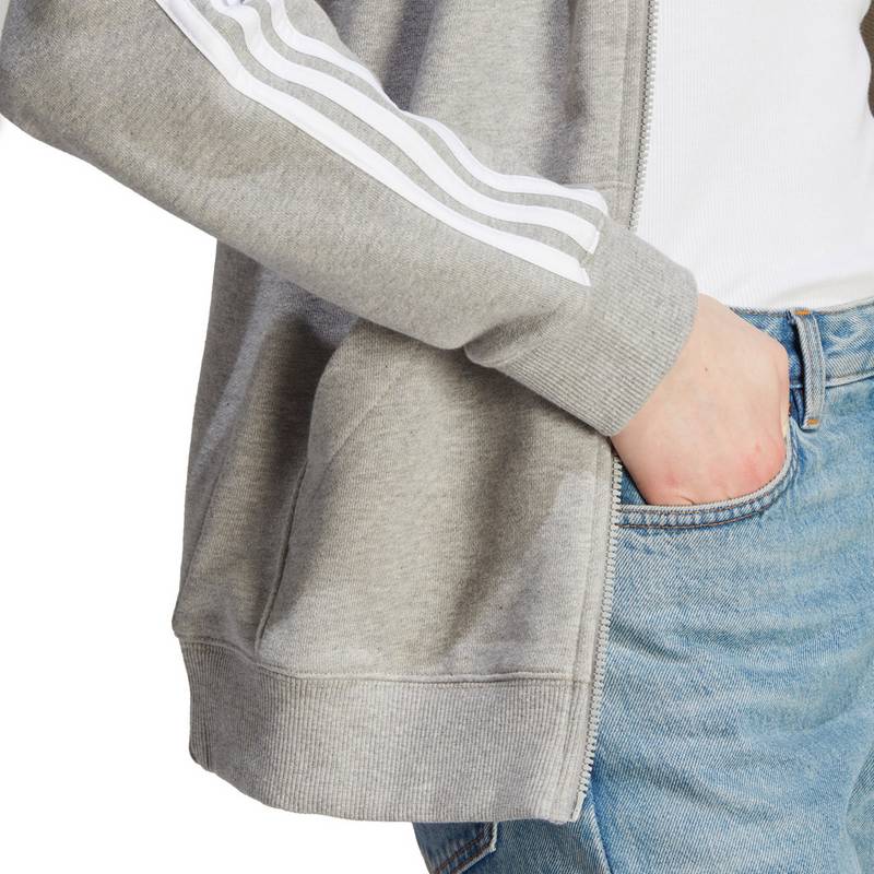 adidas ESSENTIALS 3-STREIFEN FRENCH TERRY Sweatjacke Damen