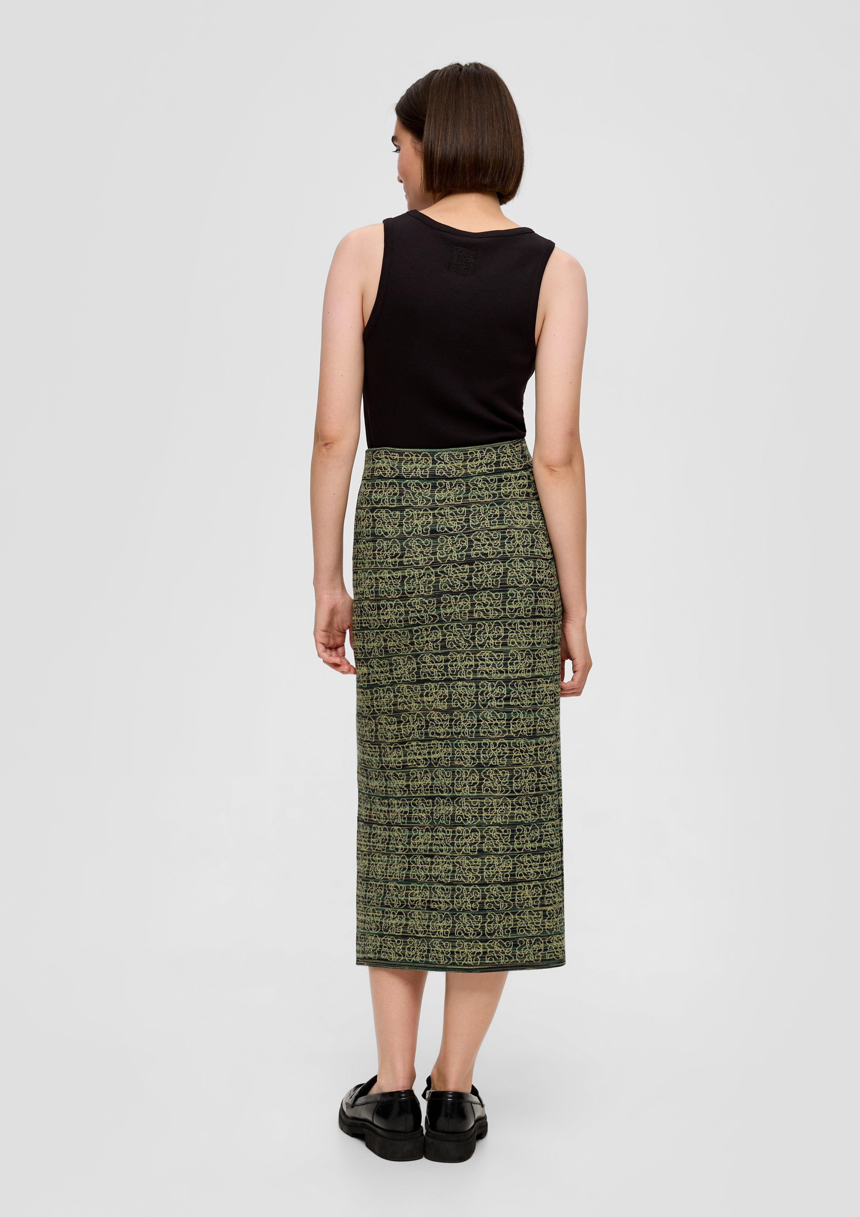 Rock mit Jacquard-Muster  2135861-72X1