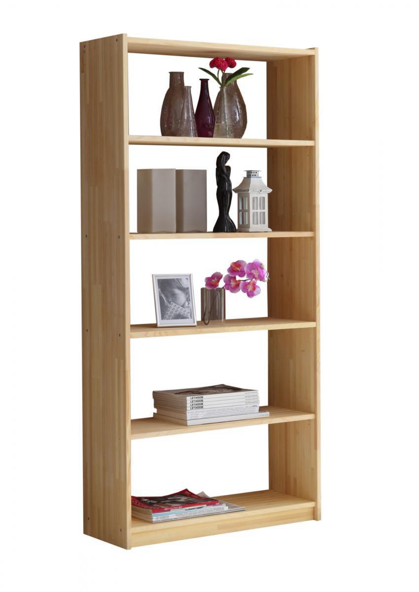 Ticaa Standregal Fichte massiv Natur 170cm hoch