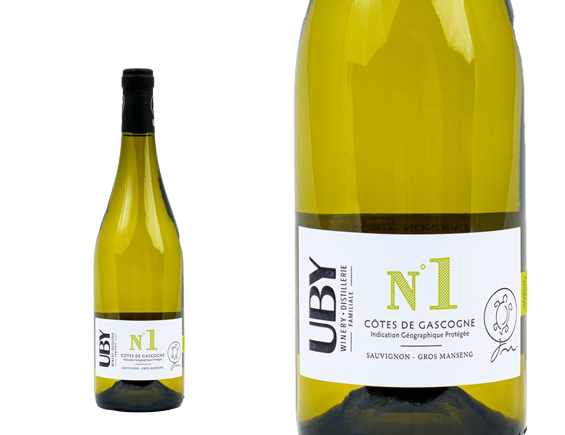 Uby N°1 - 100% Sauvignon Blanc Sud-Ouest Côtes de Gascogne