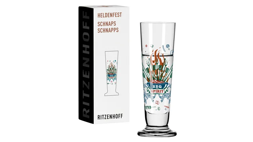 RITZENHOFF Schnapsglas Heldenfest #14 2percent H22