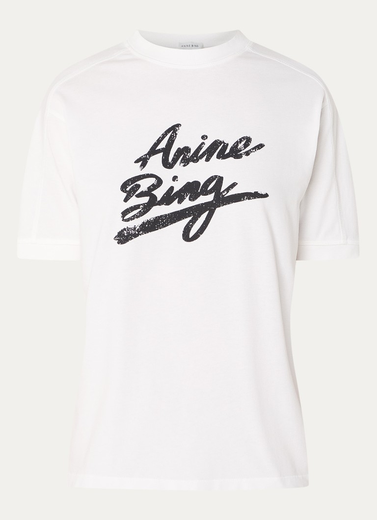 Majica Anine Bing Jaylin s printom logotipa