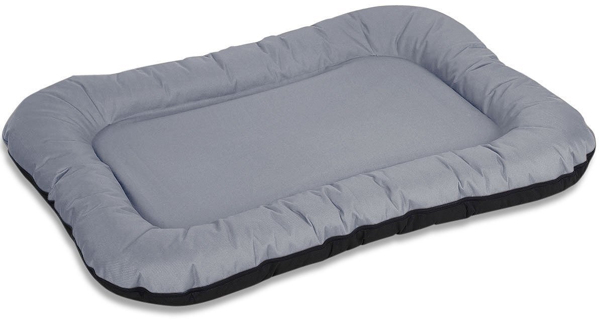 Knuffelwuff Hundematten Knuffelwuff Wasserfestes In und Outdoor Hundebett Lucky aus Nylongewebe grau XL