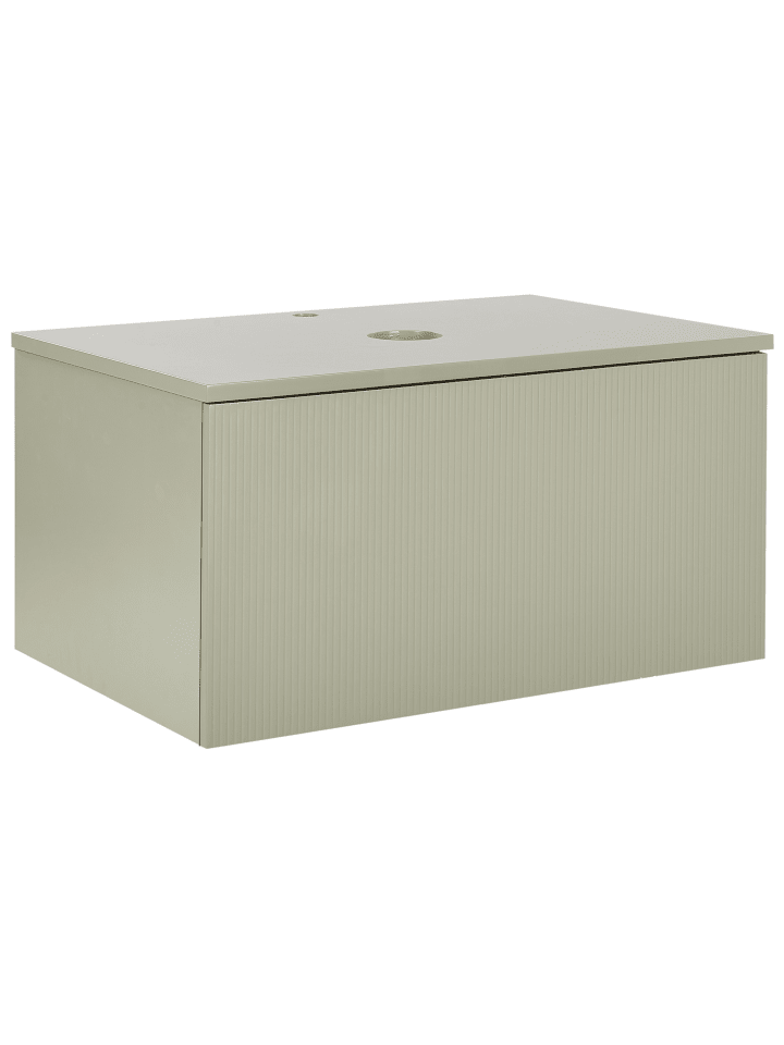 Beliani Badezimmerschrank ALZIRA in Grün - (W) 80 x (H) 40 x (L) 52 cm günstig kaufen onesize