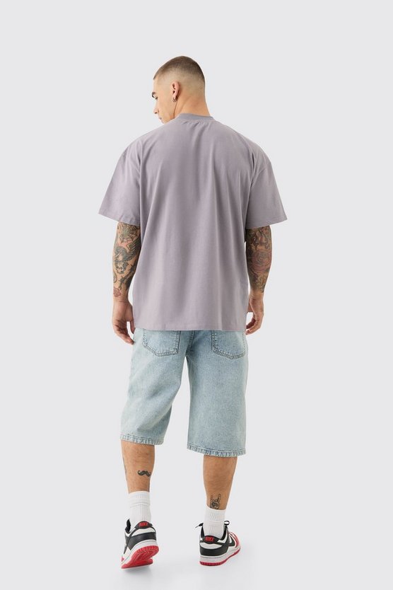 Oversize T-Shirt mit lizenziertem Rolling Stones Print