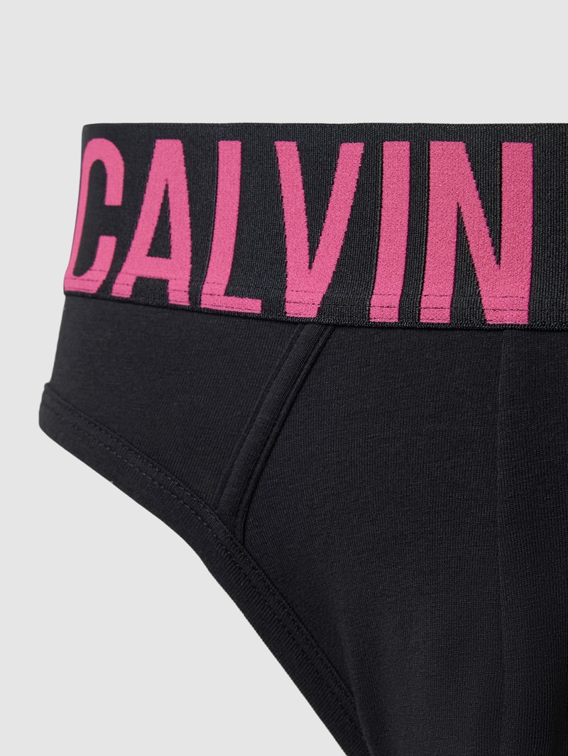 Pants mit elastischem Logo-Bund im 2er-Pack in purple