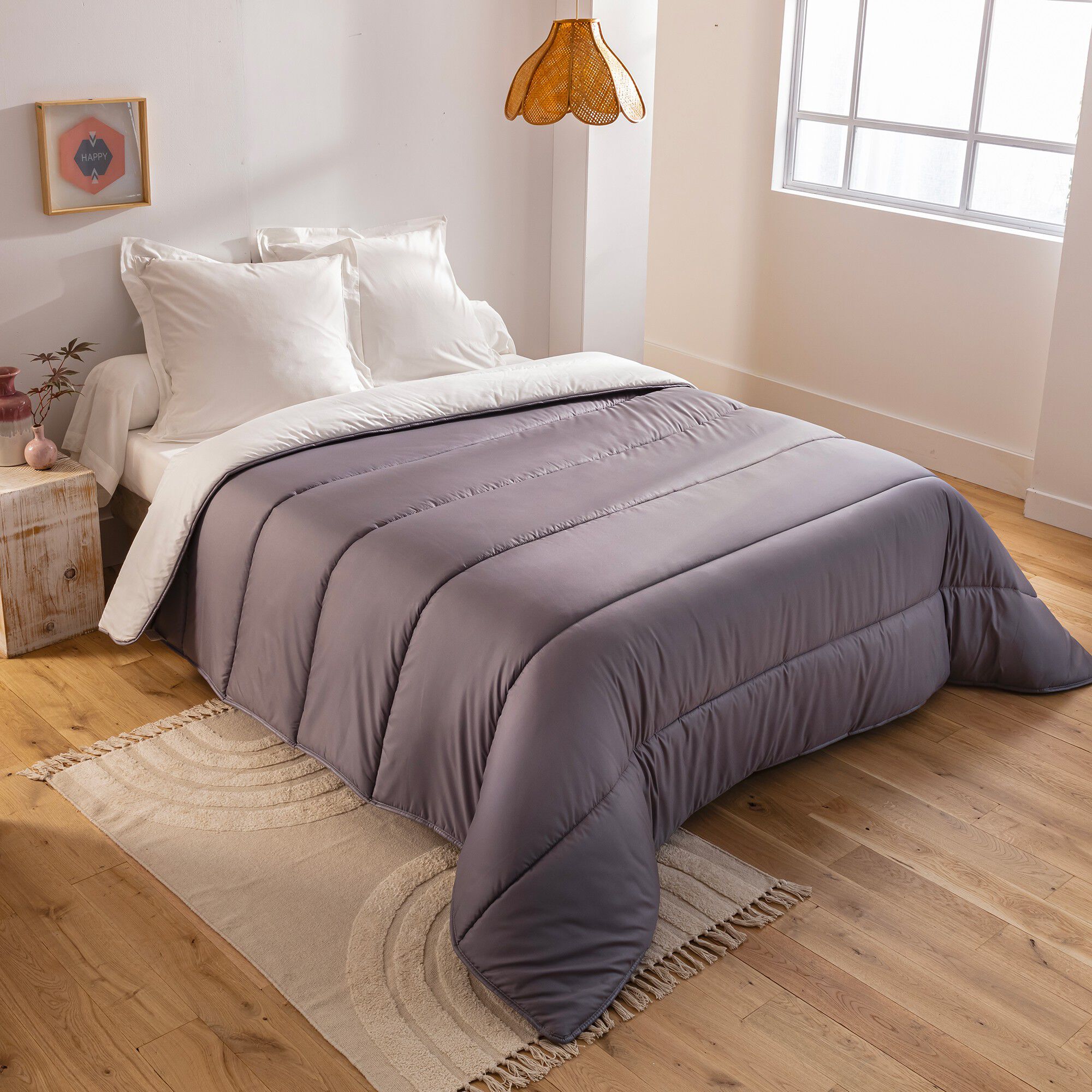 Couette microfibre imprimée Pastel 400g/m2