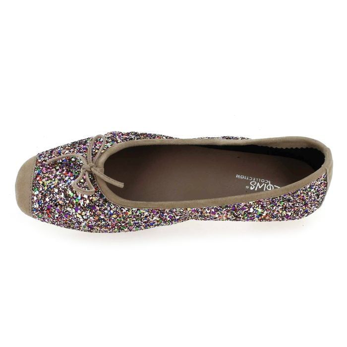Reqins  HARMONY GLITTER - Taupe Multicolore