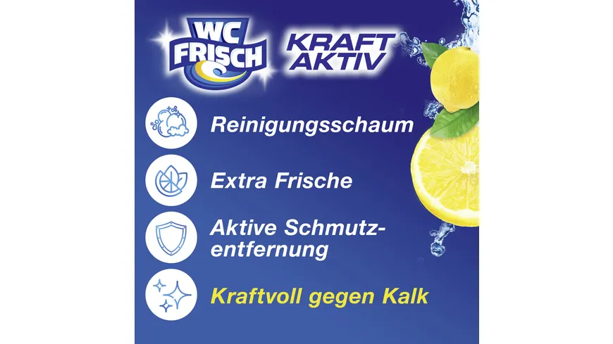 WC FRISCH Kraft Aktiv WC Reiniger Gel Lemon 750 ml 750 ml